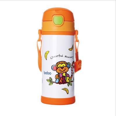 bobo乐儿宝 真空保温儿童水壶 350ML ILB351-O