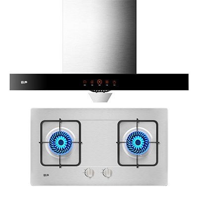 容声(Ronshen)厨电欧式两件套油烟机RS05TC+灶具Q73-RQ02L烟灶套餐(天然气)