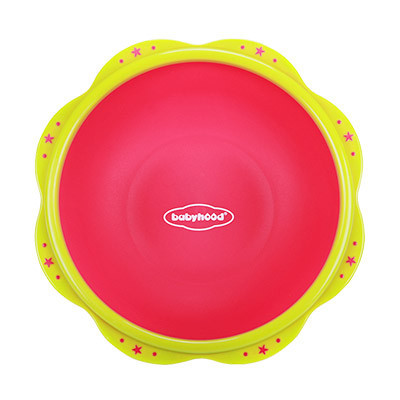 世纪宝贝(babyhood)婴儿小脸盆 BH-702 玫红色