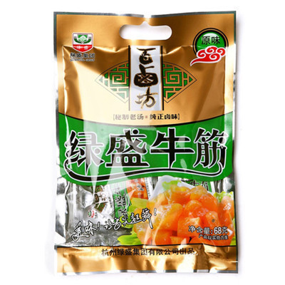 绿盛百卤坊牛筋(原味)68G