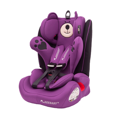 瑞贝乐(REEBABY)汽车儿童安全座椅 小熊 601钢架款(9个月-12岁)9-36KG正向