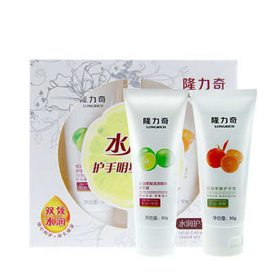 隆力奇水润护手精品装(蛇油果酸护手霜50g+蛇油果酸滋润锁水护手霜50g)