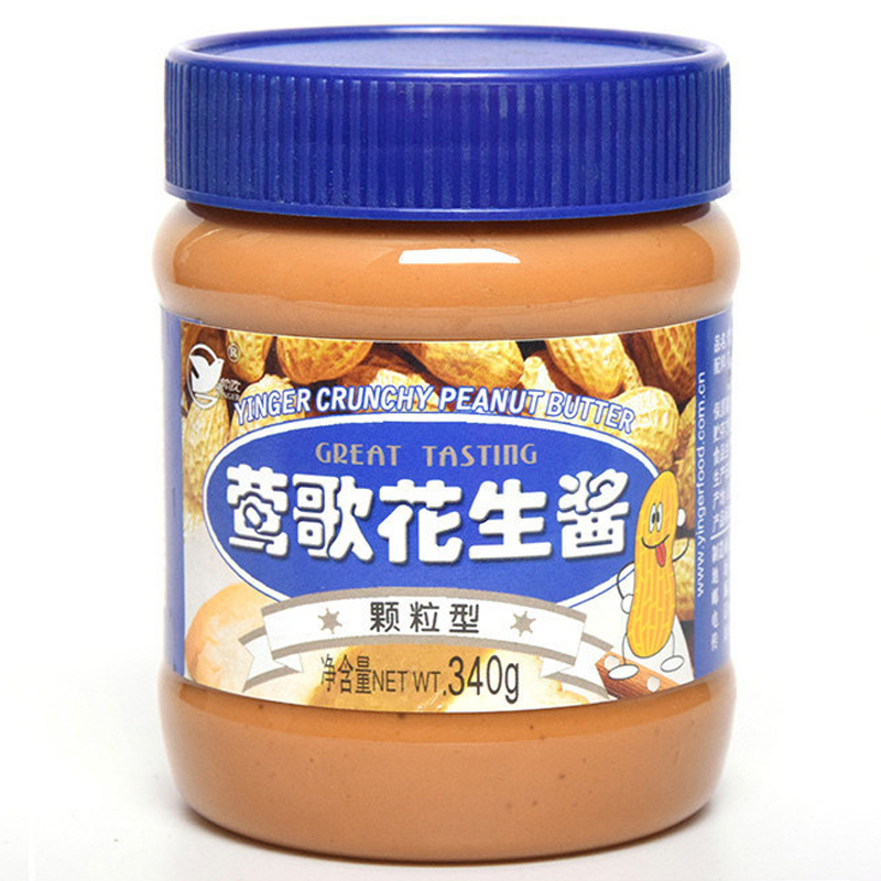 莺歌花生酱颗粒型340g 火锅调味料蘸料 凉菜拌酱 烘焙原料拌面酱