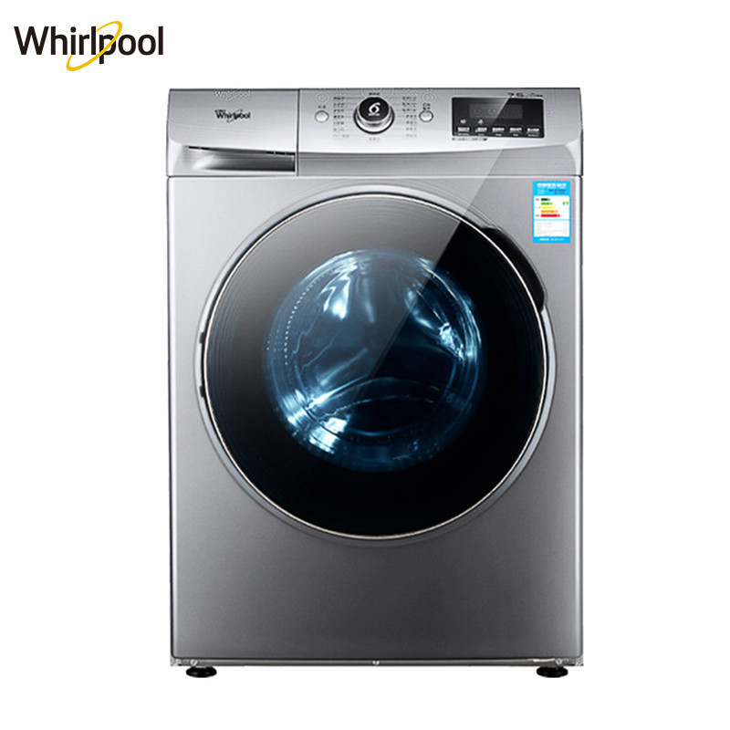 惠而浦(Whirlpool)WF812921BL5W 8.5公斤 变频高温杀菌 滚筒洗衣机(极地灰)