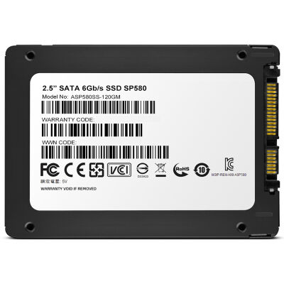 [苏宁自营]威刚/ADATA SP580 120G SATA3 固态硬盘