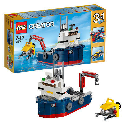 LEGO 乐高LEGO Creator 创意三合一深海探险交通组LEGC31045 玩具 塑料 6-14岁 200块以上