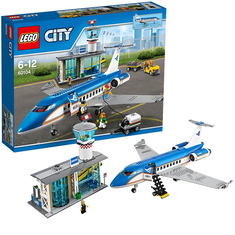 LEGO乐高 City Airport -城市系列 -机场航站楼LEGC60104 200块以上 6-14岁 塑料玩具