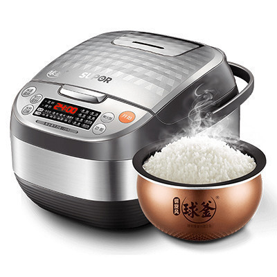 苏泊尔(SUPOR)电饭煲CFXB40FC8153-75 家用4L豪华智能电饭煲5人-6人电饭锅 立体式加热 陶晶内胆