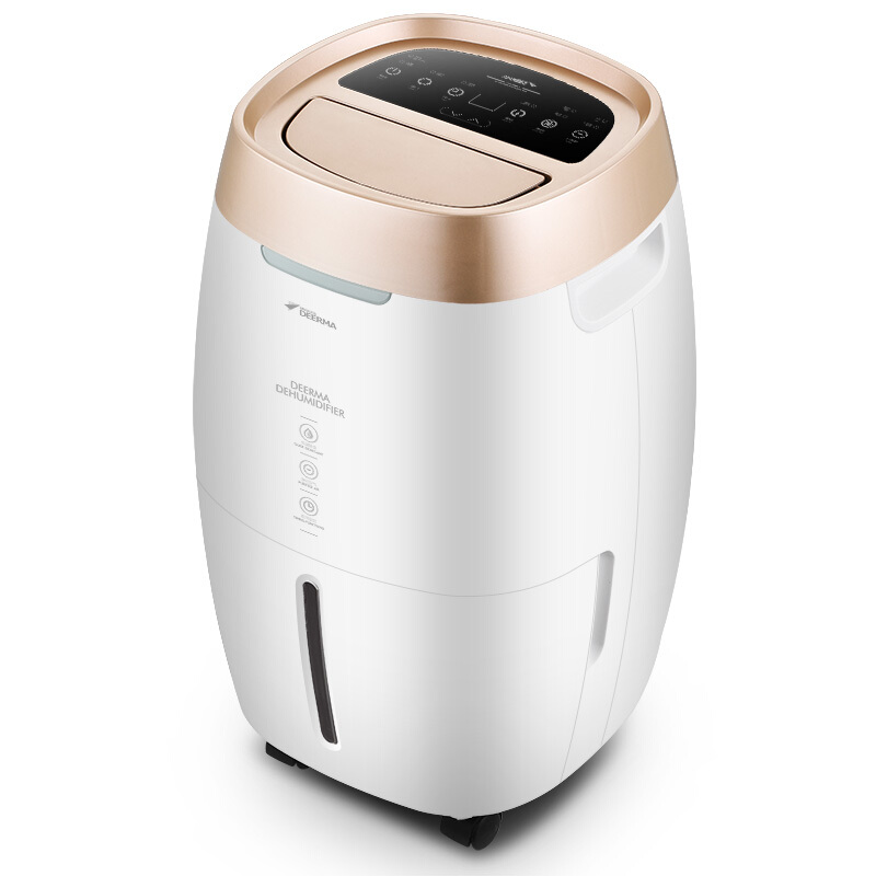 德尔玛(Deerma)除湿机 DEM-DE40D 家用商务两用 空气净化 60㎡以上 41-50升/天 快速干衣抽湿机