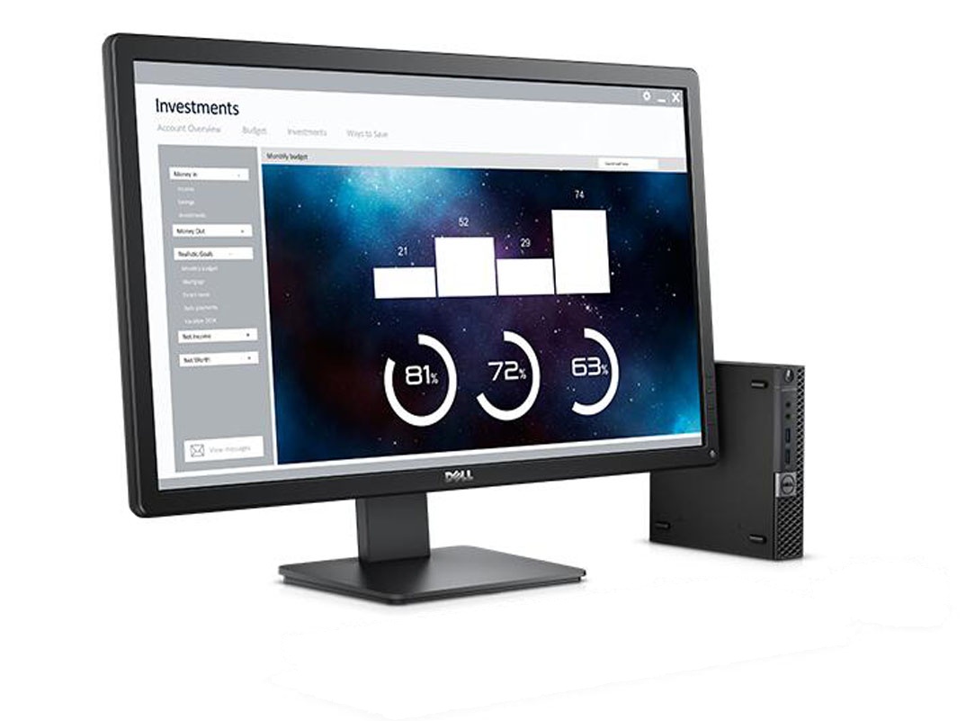 戴尔(Dell)OptiPlex3040商业台式电脑 19.5英寸显示器(I3-6100T 4G 500G )