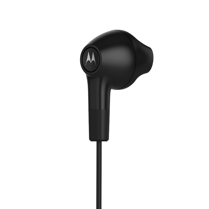 摩托罗拉(Motorola)earbuds 入耳式运动手机耳机 黑色