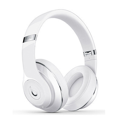 BEATS Studio Wireless 录音师二代2.0新款 头戴式降噪耳机 无线蓝牙耳机 (带麦) 炫白色