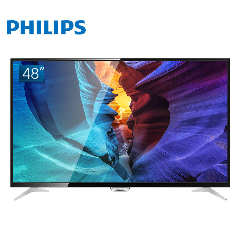 飞利浦(Philips)48PFF5081/T3 48英寸 全高清 智能 LED平板液晶电视机