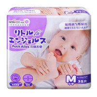 【苏宁自营】贝丽天使（PetitAiles）薄透气纸尿片系列M码35片（6kg-11kg）