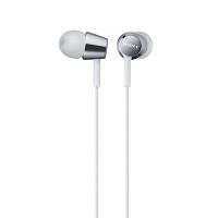 索尼 (SONY) MDR-EX150AP 入耳式耳机重低音立体声手机通话带麦 白色