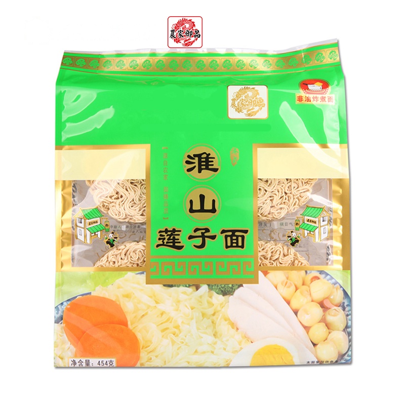 农家御品 淮山莲子面 454g 非油炸方便面