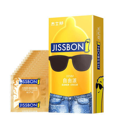 杰士邦(jissbon)避孕套超薄款自由派12只装