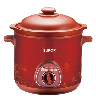 苏泊尔(SUPOR)DG60YK901-35 电炖锅 红陶内胆养生煲 煲汤熬粥慢炖家用
