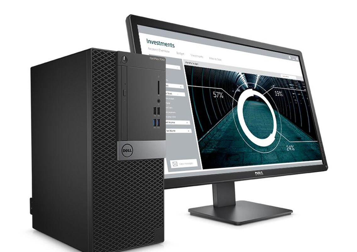 戴尔(Dell)OptiPlex 7040 8G 128G+1TB i7-6700 4G独显 W7 P2317H