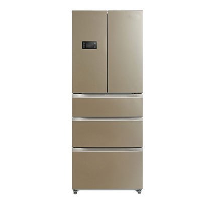 美的(Midea)BCD-350WTPZV(E) 350升 变频节能 智能操控 风冷无霜中门变温分类储存静音家用多门冰箱