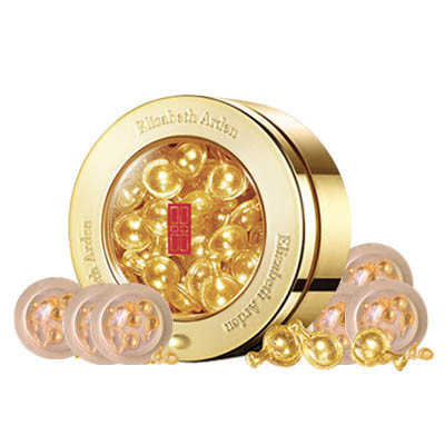 伊丽莎白雅顿金致眼部胶囊精华套装(金致眼部胶囊精华液 10.5ml 金致胶囊精华液7粒*4 奇肌赋活精华液1ml*2)