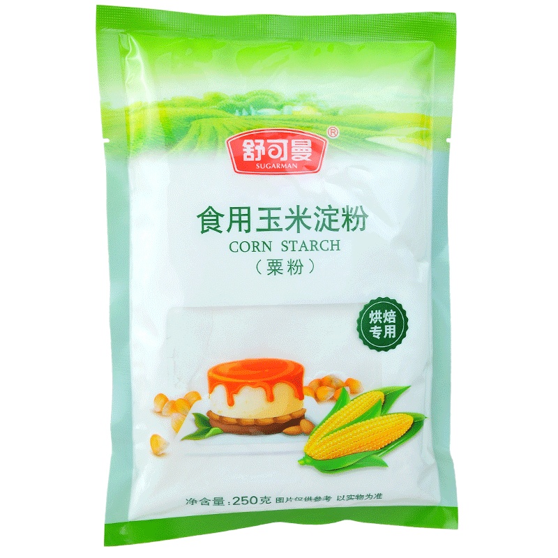 舒可曼玉米淀粉250克/袋装 粟粉生粉勾芡 厨房调味品 舒可曼(SUGARMAN)出品 国产