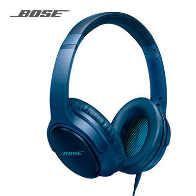 [MFI蓝色版]BOSE Soundtrue耳罩式耳机II头戴式彩色耳机bose音乐耳机 有线控