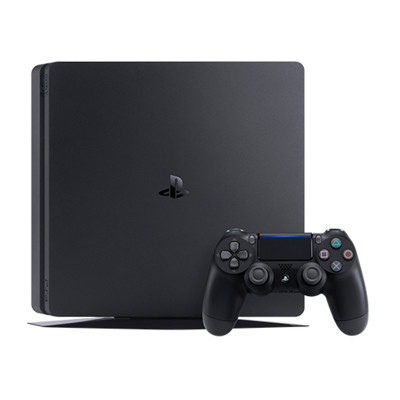 索尼(SONY)PlayStation 4 游戏机(1T PS4电脑娱乐游戏主机 普通版 黑色)