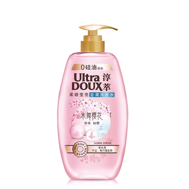 淳萃(UltraDOUX)水舞樱花柔顺莹亮去屑洗发水700ml