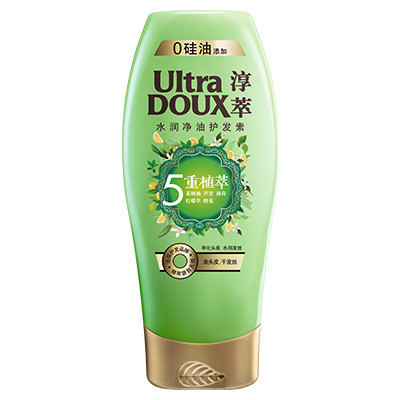 淳萃（UltraDOUX）5重植萃水润净油护发素 400ml