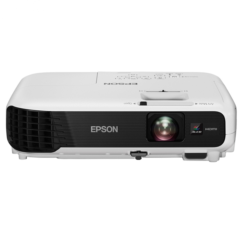 爱普生(EPSON)CB-S04 商务办公会议家用高清投影机 投影仪+100英寸4:3电动幕布( 3000流明)