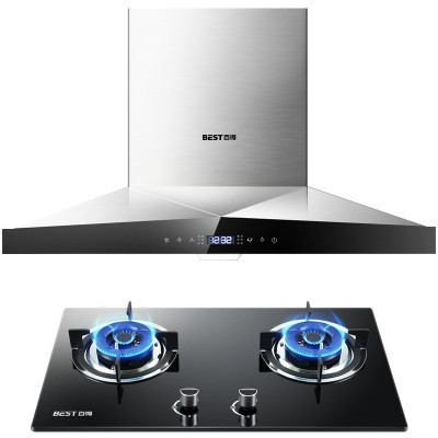 华帝股份 百得(BEST)欧式 触控式 塔型21风量 抽油烟机 燃气灶具 烟灶套餐 DY38+DZ29B 天然气/液化气
