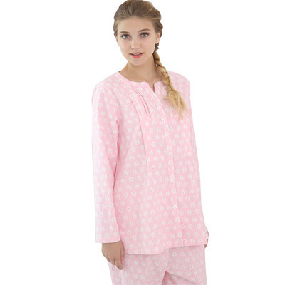 添香月子服加厚棉质绒布孕妇睡衣产妇哺乳睡衣孕妇家居服套装 20146