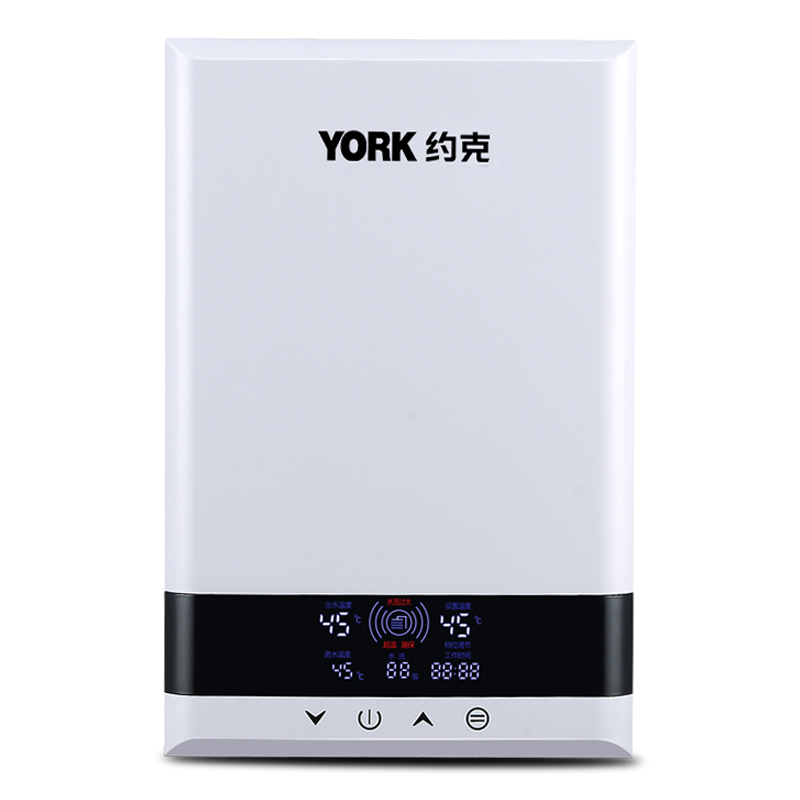 [门店同款]约克(YORK)即热式电热水器YK-F1白 家用速热 档位调温 即开即热 免储水 洗澡2秒速热 8500W
