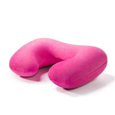 韵舒雅旅行U型枕三件套 40*28cm 玫红色 0.4*0.28m