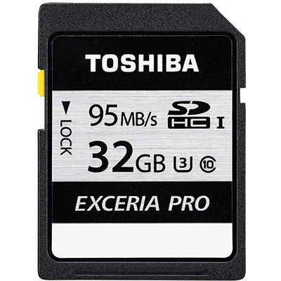 东芝(TOSHIBA)32GB 95M/S SDXC Class10 UHS-I U3 存储卡 支持4K拍摄