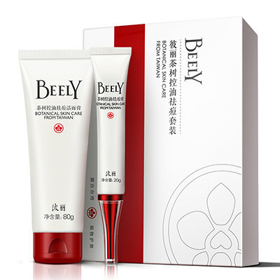 彼丽(BEELY)茶树控油祛痘套装