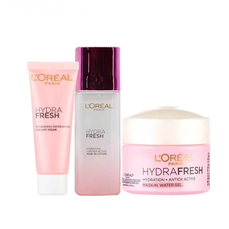 欧莱雅(LOREAL)清润3件套赠品小样(洁面膏15ml+葡萄籽膜力霜15ml+膜力水22ml)非卖品(赠品请勿购买)