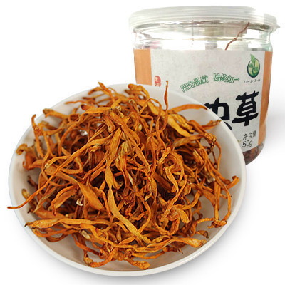 禾煜 蛹虫草50g/罐 孢子头 南北干货 山珍菌菇 煲汤原料 禾煜出品