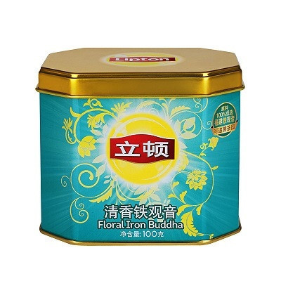 立顿(Lipton)清香铁观音100g 罐装 散茶 茶叶