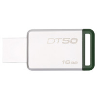 金士顿(Kingston)U盘 DT50 16GB USB3.1 DT50/16GB 绿色