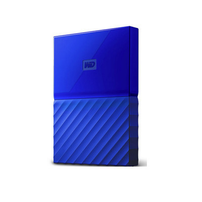 西部数据WD My Passport 1TB2.5英寸USB3.0贵族蓝 移动硬盘 WDBYNN0010BBL-CESN