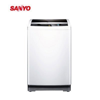 三洋(SANYO) WT8655YM0S 8公斤全自动波轮洗衣机 非变频 超音波洗护 24h预约 甩干脱水(亮灰色)