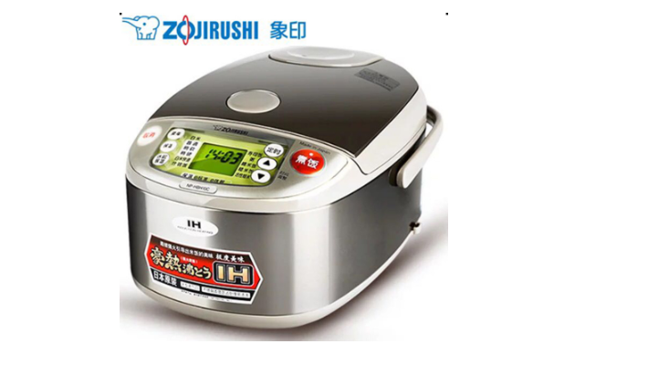 象印(ZO JIRUSHI)电饭煲原装进口3L电饭锅IH电磁加热 NP-HBH10C 不锈钢色 4-6人份