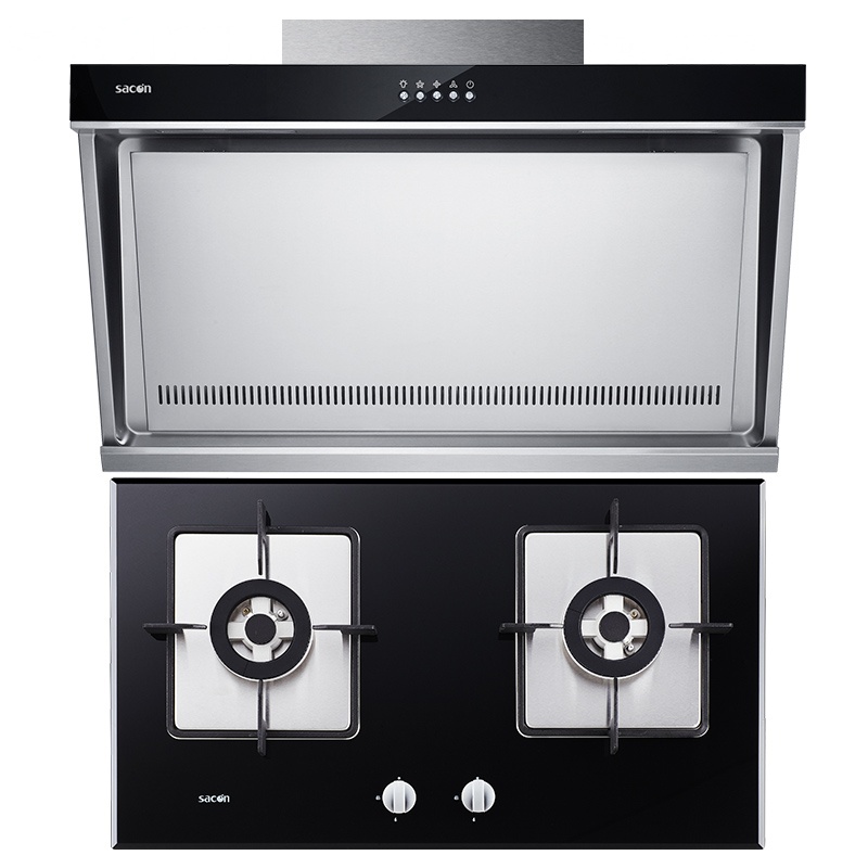 帅康侧吸式抽油烟机玻璃灶具烟灶套餐JE5502+35C(液化气)