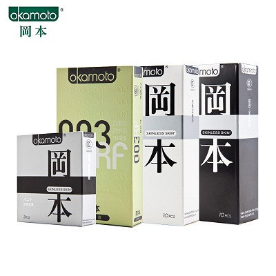 【苏宁超市】岡本(okamoto)日本进口岡本安全避孕套SKIN深海超润滑、清新纯、香草质感+003白金超薄组合29片装