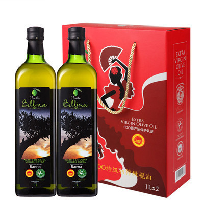 蓓琳娜PDO特级初榨橄榄油1L*2礼盒