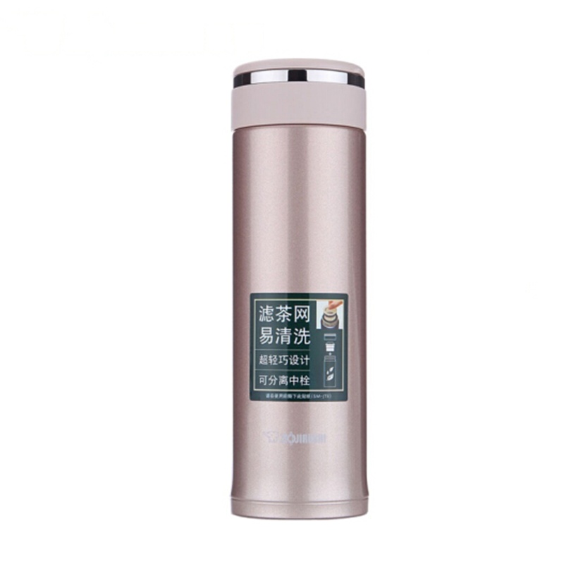 ZOJIRUSHI/象印 SM-JTE46 象印保温杯 男士女士不锈钢水杯 带滤网泡茶杯460ML