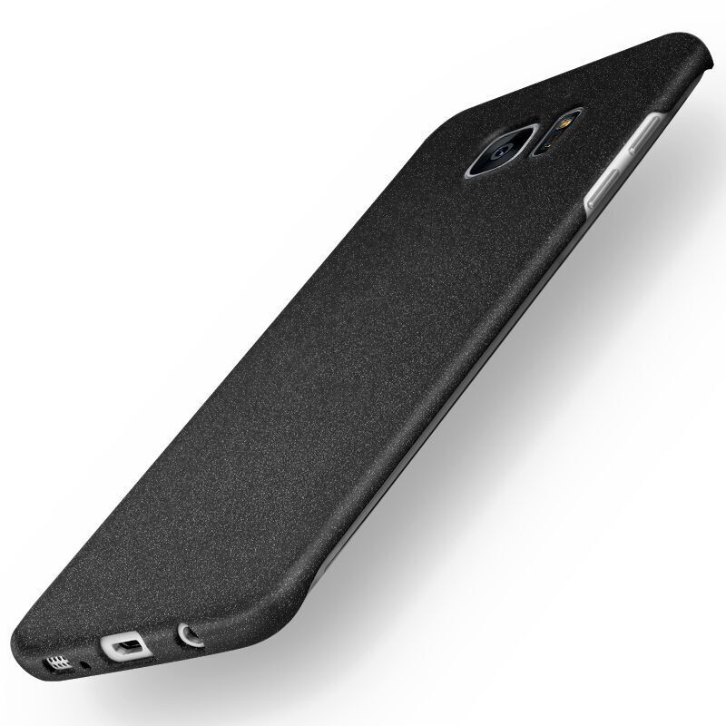 三星G9350(S7 Edge)手机壳/保护壳/手机套 全包肤质手感 硬壳 肤感黑