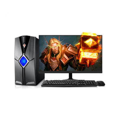 海尔游戏电脑台式机轰天雷V5 SN(套HT-23D32W)(i3-6100 4G 1T GT720 2G WIN10)
